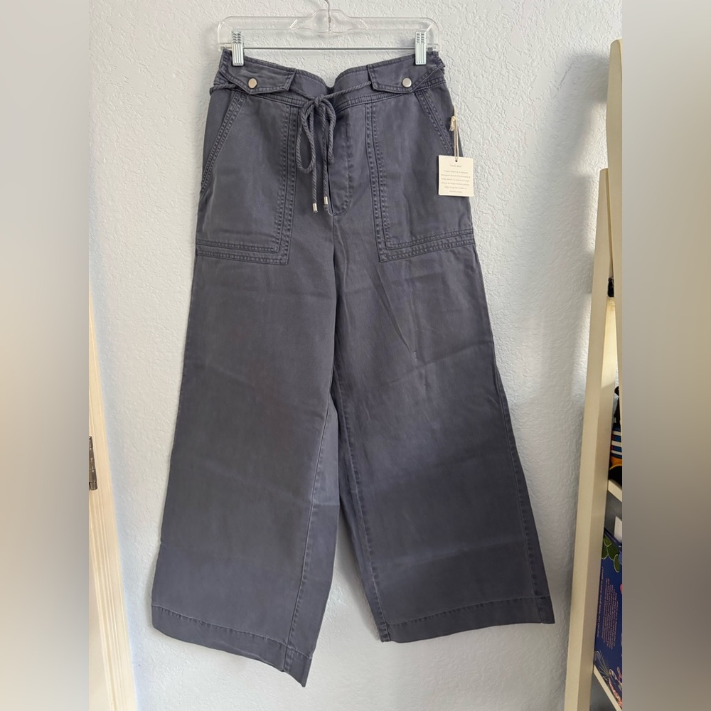 Joie Gray Wide-Leg Pants
